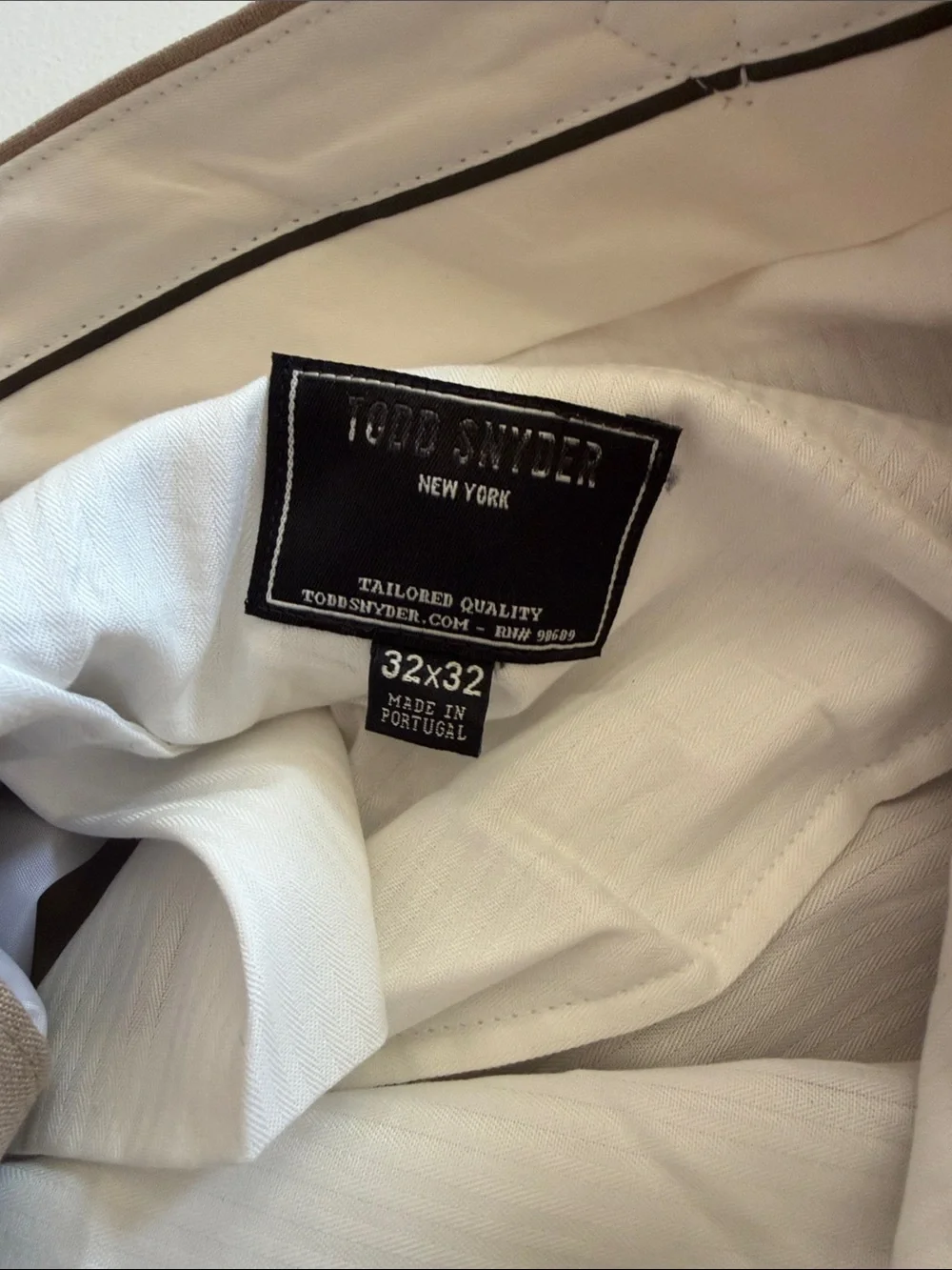 Todd Snyder tailored pleated